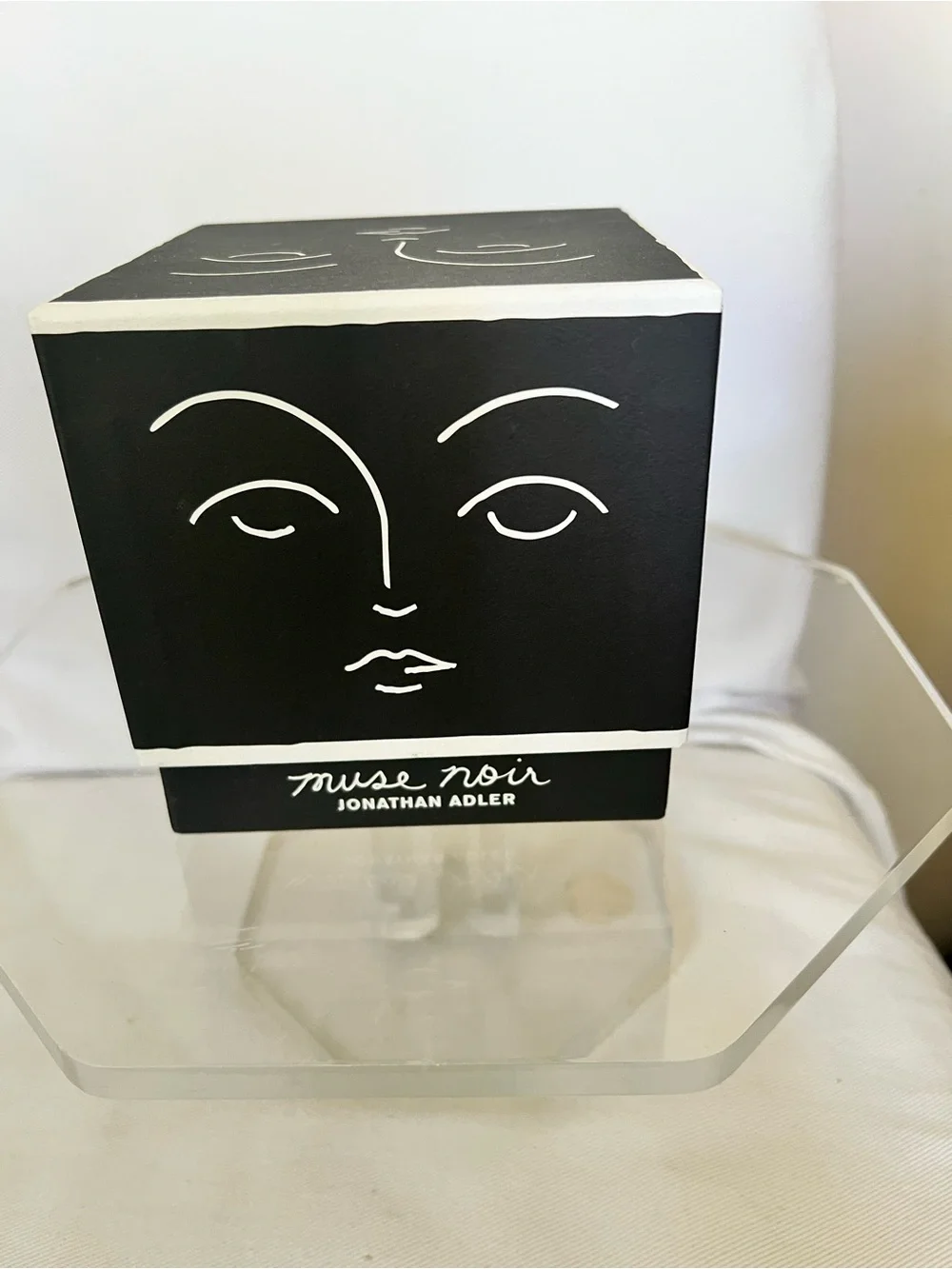 Jonathan Adler Muse Noir candle matte porcelain vessel in original box sampled